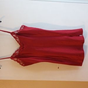 Victoria's Secret Chemise Dark Red Size Large